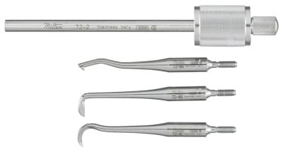 Miltex-Integra Morrell Crown Remover, Complete Kit with 3 Tips (A, B & C), Stainless Steel, 72-2 thumbnail 4