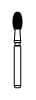 NTI 30-Fluted Trimming & Finishing Carbide Burs, FG, Football, #7408-UF, 2.3 mm, White, 5/Pk, H379-023UF thumbnail 8