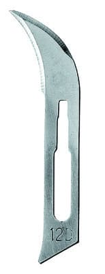 Hu-Friedy #12D Sterile Carbon Steel Surgical Scalpel Blades, Double-Edged, Individually Wrapped, 100/Box, 10-256-12 thumbnail 8