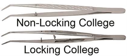 Nordent #1 College Cotton & Dressing Pliers, Non-Locking, Serrated Tips with Stop Pin, 6" (150 mm), Stainless Steel, DP1 thumbnail 7