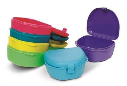Zirc Deep Retainer Box, 1-1/2" Deep, Neon Pink, 3-1/8" x 2-3/4" x 1-1/2", 12/Pk, 25R550-S thumbnail 7