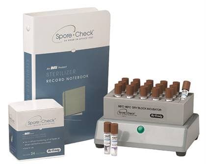 SporeCheck 24-Hour In-Office Steam Biological Monitoring Starter Kit, Includes Dry Block Incubator, Vial Crusher, Record Book, 25 Vials, IMS-1376 thumbnail 8