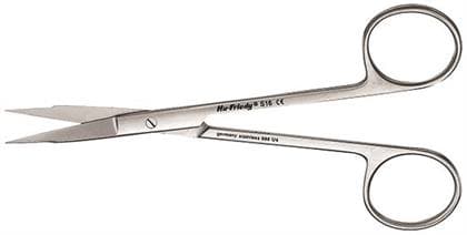 Hu-Friedy Goldman-Fox Scissors, Standard Series, Curved, 1 Serrated Blade, 5", #16, 1/Pk, S16 thumbnail 8