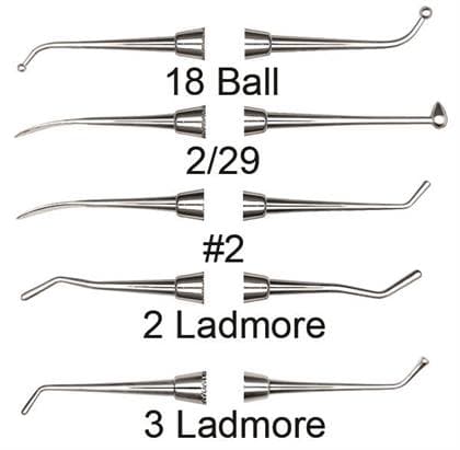 Hu-Friedy #2 Double-Ended Beavertail Burnisher, #41 Round Handle, 1 Each (BB2DE) thumbnail 4