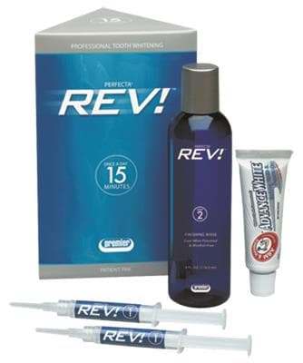Perfecta REV! Take-Home Tooth Whitening Patient Pak, 14% Hydrogen Peroxide, 2 x 3cc Syringes + 4oz Finishing Rinse, 4000142 thumbnail 8
