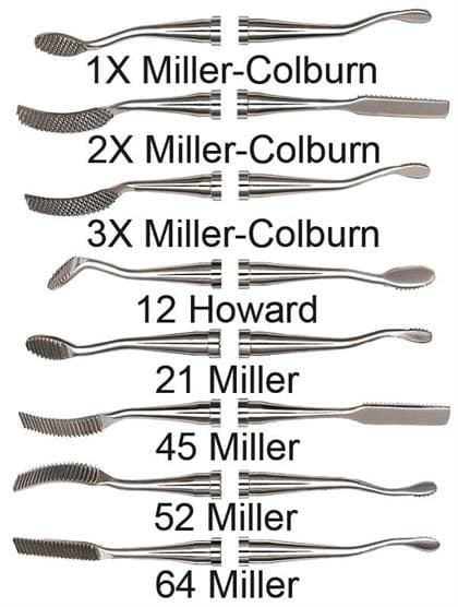 Hu-Friedy #52 Miller Bone File, Straight-Cut, #522 Hexagon Handle, Double End, 4.8mm, BF52 thumbnail 5