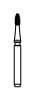 NTI 30-Fluted Trimming & Finishing Carbide Burs, FG, Football, #7404-UF, 1.2 mm, White, 5/Pk, H379-014UF thumbnail 12