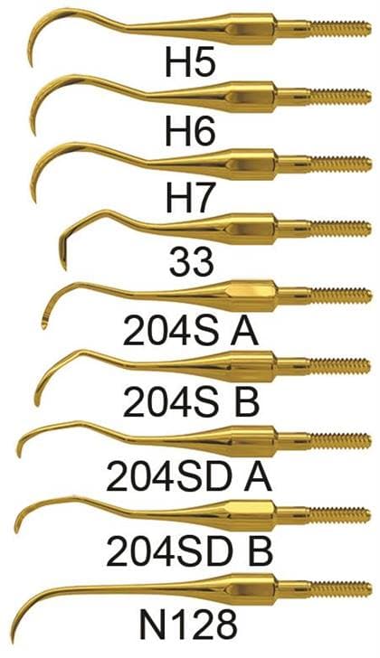 American Eagle Quik-Tip 204SD B Talon Tough Stainless Steel Scaler Tip, Cone Socket, Posterior-Distal, AES204SDBTTQT thumbnail 2