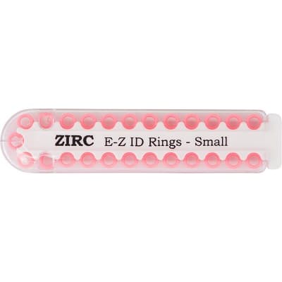 Zirc E-Z ID Instrument Rings, Small, Neon Pink, 1/8" Diameter, 25/Pack, 70Z100S thumbnail 7