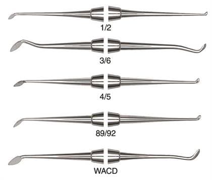Hu-Friedy Cleoid-Discoid Carver, Double-Ended, 4/5, #7 Satin Steel Colours Handle, CD4/57 thumbnail 4