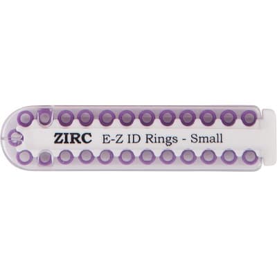 Zirc E-Z ID Instrument Rings, Small, Neon Purple, 1/8" Diameter, 25/Pack, 70Z100R thumbnail 7