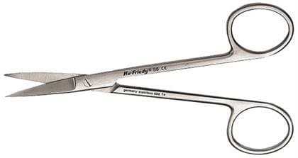 Hu-Friedy #6 Wagner Curved Surgical Scissors, 1 Serrated Blade, 4-1/2 in, Stainless Steel, 1/Pk, S6 thumbnail 10