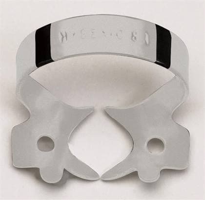 Hygenic Rubber Dam Clamp, #W7, Wingless, Gloss Finish, Lower Molar, 1/Pk, H02765 thumbnail 5