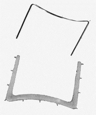 Young Dental 2210 Nylon Radiolucent Rubber Dam Frame, 11 Tines, 4-5/8" x 3-7/8", 1/Pk, 171401 thumbnail 8