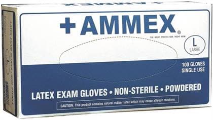 Ammex® Indigo™ Nitrile Exam Gloves, Powder Free, Latex Free, Non-Sterile, Large, Textured, 100/Box thumbnail 9