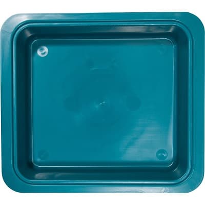 Zirc Procedure Tub Only, Teal, 12-1/4" x 10-7/8" x 2-3/4", 20Z463-J thumbnail 6