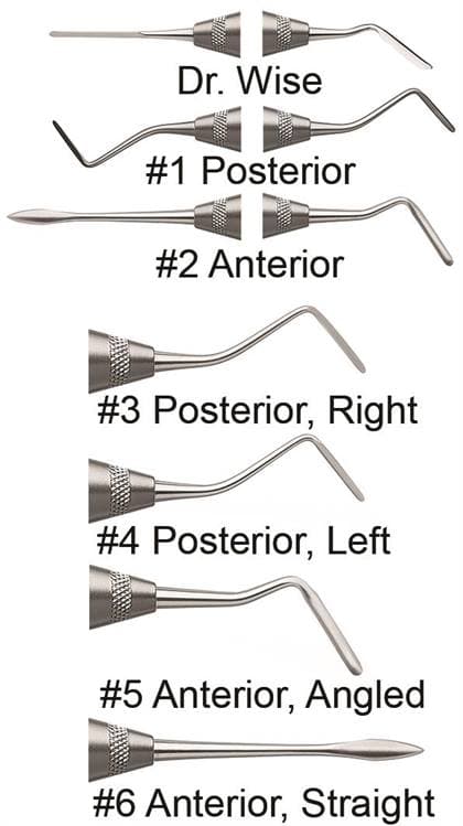 Hu-Friedy Periotome, Anterior Angled #5, Single End, #6 Satin Steel Handle, PT5 thumbnail 3