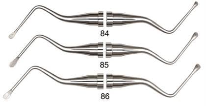 Hu-Friedy Lucas Surgical Curette, Double-End, #85, #522 Hexagon Handle, 2.5mm Spoon Blades, CL85, 1/Pk thumbnail 8