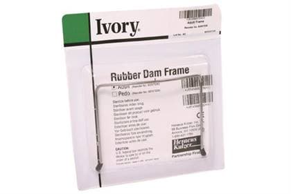 Ivory Rubber Dam Frame, Stainless Steel, Adult, 6" x 6", 50057230 thumbnail 4