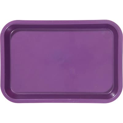 Zirc Mini Tray, F-Size, Flat, Plum, 9-3/8" x 6-3/8" x 7/8", 20Z101E thumbnail 7