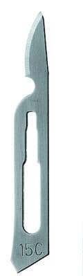 Hu-Friedy Carbon Steel Sterile Surgical Blade #15C, Individually Wrapped, 100/Box, 10-256-15 thumbnail 9