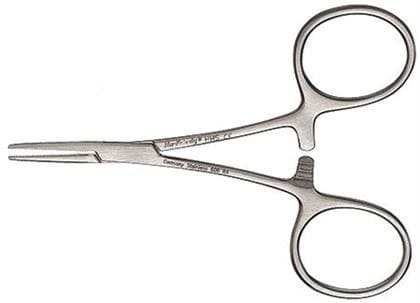 Hu-Friedy Hartmann Hemostat, Straight, 4" (4 in), Stainless Steel, HHS thumbnail 5