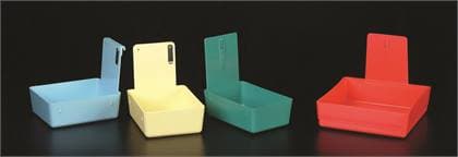 Plasdent Plastic Lab Pan with Metal Clip, Rose, 7-1/16" x 5-5/8" x 2-3/8", 1/Pk, 207MLP-5P thumbnail 8