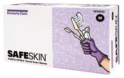 Halyard Purple Nitrile Dental Exam Gloves, Powder-Free, Non-Sterile, Large, Textured, 100/Box, 53433 thumbnail 4
