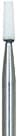 Shofu Dura-White Stones, HP (Straight Handpiece), Shape TC1, Tapered Cone, White, ISO #020, 12/Pk thumbnail 8
