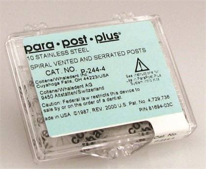 ParaPost Plus Stainless Steel Endodontic Posts, Size 3, 0.036" (0.90mm), Brown, 10/Pk, P244-3 thumbnail 13