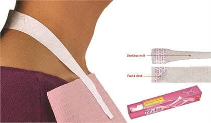 Bib-Eze Disposable Bib Holders, Adhesive Ends, White, 250/Box, 35053 thumbnail 10