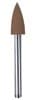 NTI Silicone Polisher, Brown, Flame, FG Shank, Pre-Polishing for Alloys/Amalgam/Composites, 10/Pk, P0053-031 thumbnail 9