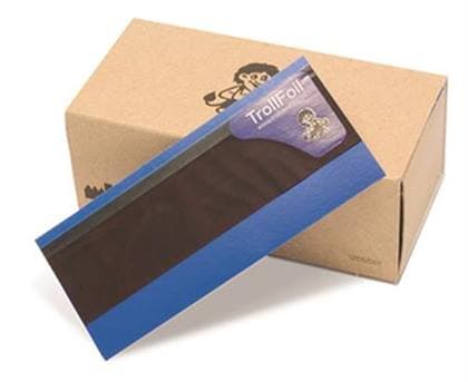 TrollFoil Pre-Mounted Double-Sided Articulating Foil, 8 Microns, Blue, 3" x 3/4", 500/Pk, 12000501 thumbnail 12