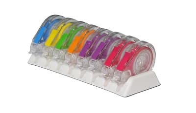 Zirc E-Z ID Tape System, Vibrant Assorted Colors, 8 Rolls of 3 ft x 1/4 in, Autoclavable, 70Z310 thumbnail 11