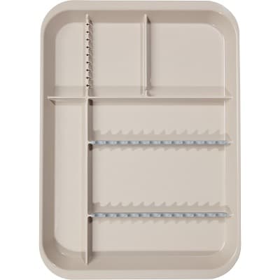Zirc B-Lok Divided Setup Tray, Size B (Ritter), Beige, 13-3/8" x 9-5/8" x 7/8", 20Z451-G thumbnail 5