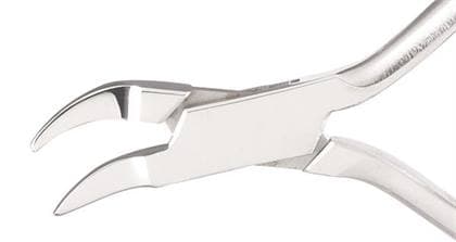 Miltex #115 Reynolds Contouring Pliers, Stainless Steel, Curved Smooth Tips, Non-Cutting, 1 Each (74-35) thumbnail 3