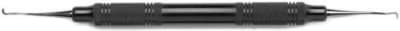 Sickle Scaler, #2YS-3YS (#34-35 Jacquette) Miniature Posterior, Double-Ended, EagleLite Resin Handle, 3/8", Blue, 1/Pk, AES2YS-3YSX thumbnail 4