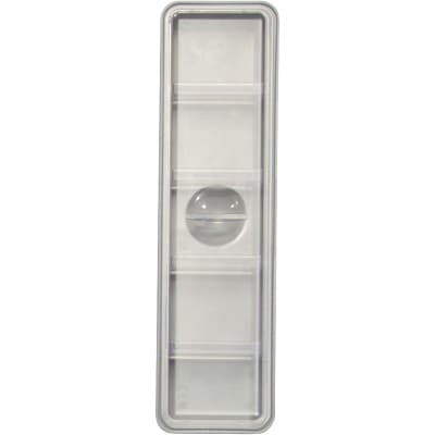 Zirc Long Tub Cup with Cover, Gray, 5 Compartments, 8-3/8" x 2-5/16" x 1-1/8", 1/Pk, 20Z473 thumbnail 11