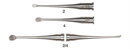 Hu-Friedy 2/4 Molt Surgical Curette, Double-Ended, #522 Hexagon Handle, CM2/4 thumbnail 8