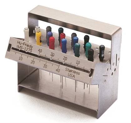 Hu-Friedy IMS Endodontic Stand, Hinged Double-Lid with Ruler, 48 Holes, IMS-1275D thumbnail 5