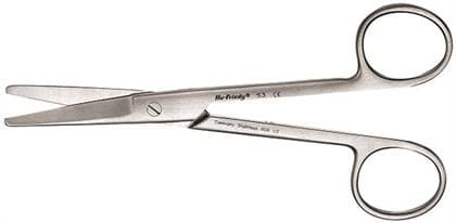 Hu-Friedy #3 Mayo Suture Scissors, Curved/Blunt, 5 3/4" (14.5 cm), Stainless Steel, S3 thumbnail 5