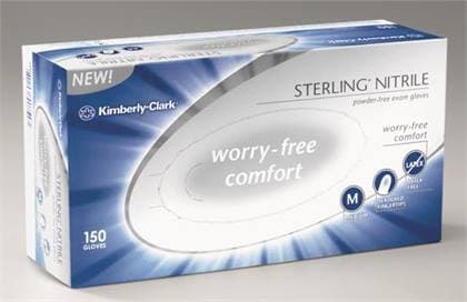 Sterling Nitrile Powder-Free Exam Gloves, X-Small, Gray, 200/Box, 50705 thumbnail 3