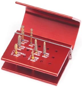 Alpen Porcelain Veneer Kit by Dr. Gary Alex, 7-Piece Diamond Bur Set, R1004PV thumbnail 6