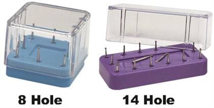 Zirc Magnetic Bur Block Cover, 14-Hole, 1" High Standard, Clear Plastic, 50Z404, 1/Pk thumbnail 13