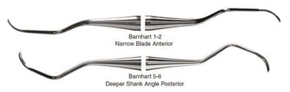 American Eagle Barnhart 5-6 Universal Curette, Double End, Posterior, 3/8" EagleLite Stainless Steel Handle, AECB5-6Z, 1/Pk thumbnail 7