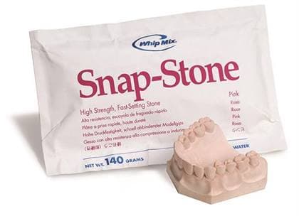 Snap-Stone Fast-Setting Type IV Dental Stone, Pink, 140 g Pre-weighed Envelopes, 80/Pack, 26514 thumbnail 8