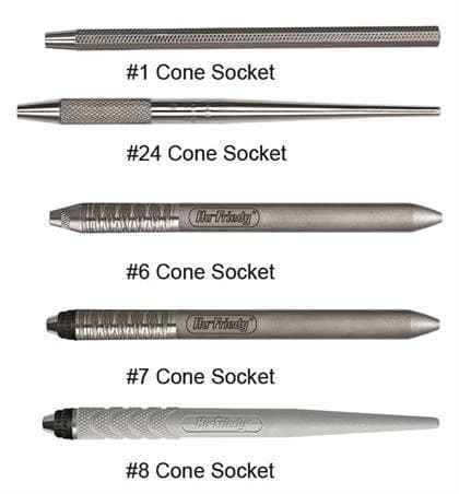 Hu-Friedy Mirror Handle, Cone Socket, #8 ResinEight, Single End, Gray, 1/Pkg, MH8 thumbnail 8