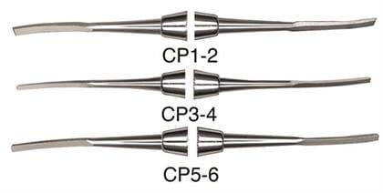 Hu-Friedy #1/2 Wedelstaedt Double-End Chisel, 41 Round Handle, 20-15-3, CP1/2 thumbnail 5