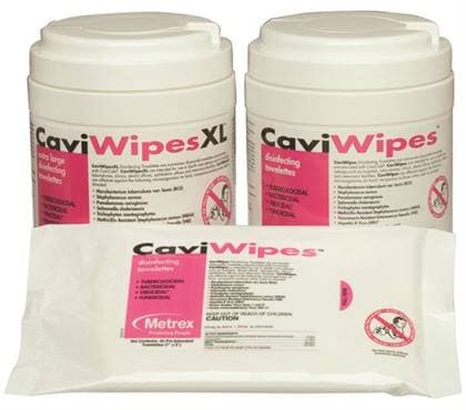 CaviWipes™ Surface Disinfectant Towelette Wipes, 7" x 9", Flat Pack, 45 Wipes/Pack, 13-1224 thumbnail 4