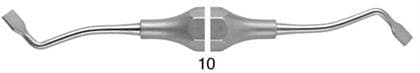 Nordent #134 Double-Ended Crown Remover, DuraLite Hexagonal Handle, 45° Offset Blades, 1/Pk, CRN134 thumbnail 7